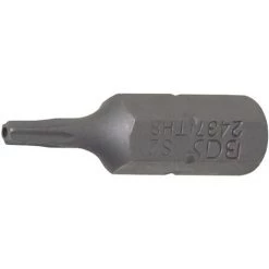BGS Technic Bit | Antrieb Außensechskant 6,3 Mm (1/4") | T-Profil (für Torx) Mit Bohrung T8