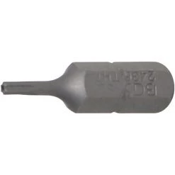 BGS Technic Bit | Antrieb Außensechskant 6,3 Mm (1/4") | T-Profil (für Torx) Mit Bohrung T7