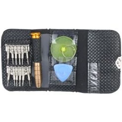 ASUPERMALL 16-in-1-Prazisions-Schraubendreher-Set Mit 12-Bit-Mini-Treiber-Kit Professionelles Elektronik-Reparatur-Tool-Kit Fur Die Reparatur Von Telefonkameras Uhr Tablet PC-Spielekonsole,15 In 1Black