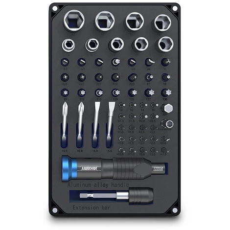 JAKEMY 60 In 1 Profi-Schraubendreher-Set Hochwertiges S-2 Batch-Kopf DIY-Reparaturwerkzeug