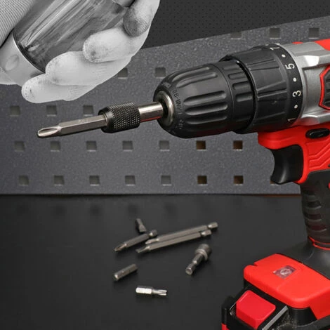 HAPPYSHOPPING 208-teiliger Magnetschraubendreher-Bitsatz Schlagfertiger Bohrer-Bits-Werkzeugsatz – Bild 4