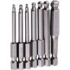 ASUPERMALL 7 Stucke Magnetischer Schraubendreher Bit Kugelkopf Elektrischer Schraubendreher Bit 1/4 Sechskantschaft 65 Mm