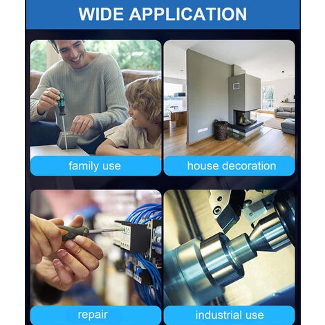 ASUPERMALL 7 Stucke Magnetischer Schraubendreher Bit Kugelkopf Elektrischer Schraubendreher Bit 1/4 Sechskantschaft 65 Mm – Bild 5