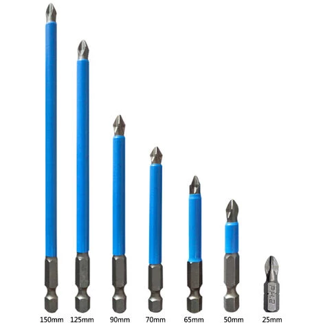 HAPPYSHOPPING 7-teilige Schraubendreher-Bitsätze Handwerkzeuge Schraubendreher-Bohrer 25 Mm-150 Mm – Bild 5