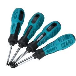 Penggong Y-Typ-Schraubendreher Handwerkzeug Y-Typ-Reparatur-Schraubendreher-Set 4PCS-Schraubendreher-Set 998 B (Chargenfarbe Schwarz/silber Zufällig Geliefert)