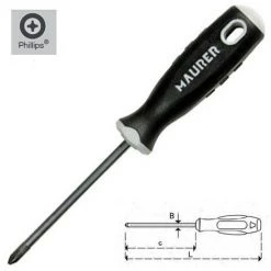 Maurer Phillips 1x 40 Schraubendreher