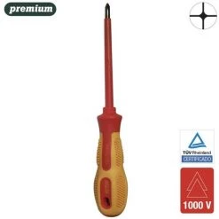 MOTA HERRAMIENTAS Phillips 1x100mm Isolierter Schraubendreher Dah1