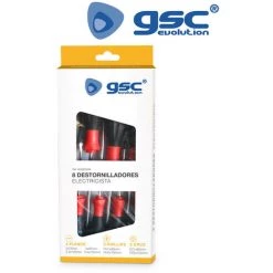 Set 8 Schraubendreher - 4 Flache + 2 Phillips + 2 Tox GSC 002800046