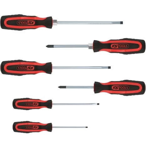 KSTOOLS KS TOOLS ERGOTORQUEplus Schraubendreher-Satz, 6-tlg Schlitz, PH – Bild 2