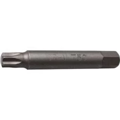 BGS Technic Bit, Lang | Antrieb Außensechskant 10 Mm (3/8") | T-Profil (für Torx) T50