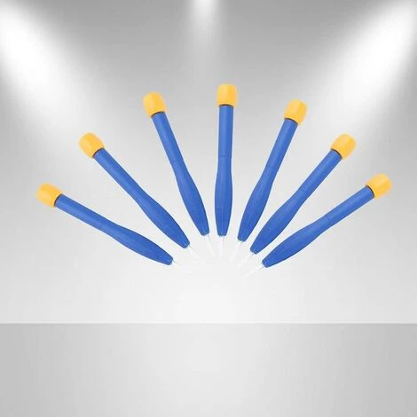 BRIDAY 8-teiliges Schraubendreher-Set Frequenz Einstellen, Antistatischer Kunststoffkörper Zirkonia-Keramik-Bits Werkzeuge & Agrave; Hand – Bild 4