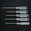 HAPPYSHOPPING Mini-Schraubendreher Phillips-Schraubendreher 3.0 Transparent 5pcs