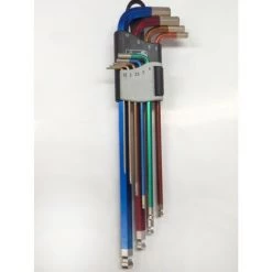 MÜLLNER Winkelschraubendreher-Satz Mit Kugel Farbig 1,5 - 10mm