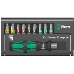Bits-Sortiment Kraftform Kompakt 13 PROMOTION Bach Tool Finder Wera