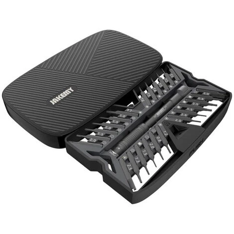 JAKEMY 26-in-1-Haushaltsschraubendreher-Set Mini Leichter Schraubendreher Stift Schraubendreher Schraubendreher Mit 24 Schraubenbits Kamera-Reparatur-Etui Fur PC-Handy – Bild 2