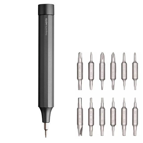 HOTO 24-in-1-Prazisions-Schraubendreher-Set Doppel-Schrauben-Bits 24 Schrauben-Bit-Modelle Mit Magnetischem Design Tragbares Mini-Multifunktions-Reparatur-Handwerkzeug-Set