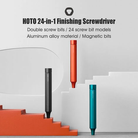 HOTO 24-in-1-Prazisions-Schraubendreher-Set Doppel-Schrauben-Bits 24 Schrauben-Bit-Modelle Mit Magnetischem Design Tragbares Mini-Multifunktions-Reparatur-Handwerkzeug-Set – Bild 3