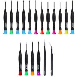 BETTERLIFE Schraubendreher-Set, 18-teilig Magnet-Schraubendreher-Set Elektriker-Torx-Schraubendreher Flacher Kreuzschlitzschraubendreher Sechskantzange Für Brillenreparaturuhr Elektronischer Schmuck