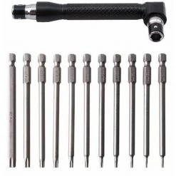 BETTERLIFE 11 Stück Torx-Schraubendreher-Bit Und Magnetischer Torx-Bit-Griff Mit Sechskantschaft-Hohl-Torx-Bits Für Auto-Elektrowerkzeuge T6 T7 T8 T9 T10 T15 T20 T25 T27 T30 T40