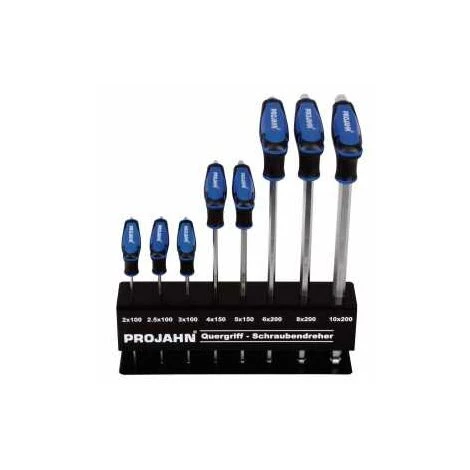 Projahn Kugelkopf T-Griff Schraubendreher Satz 8-tlg.