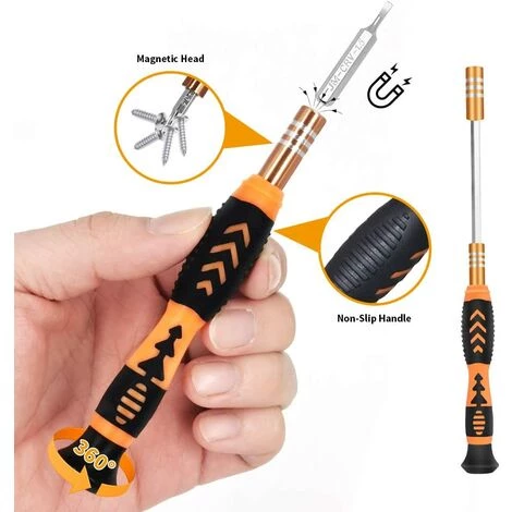 ABCRITAL 33 In 1 Präzisions-Schraubendreher-Set, Mini-Reparaturwerkzeuge Für Brille, Telefon, Computer, Tablet, Uhr, Kamera, Schmuck, Spielzeug – Bild 2