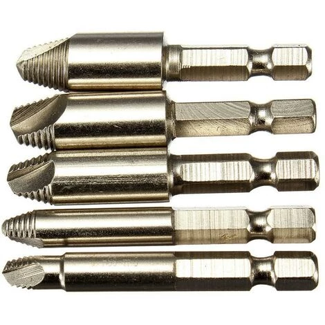 TRIOMPHE 5 Stück Schraubenzieher Beschädigter Gebrochener Bohrer Bolzen Ausschnitt Box (Schraubentyp) – Bild 2