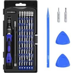 TRIOMPHE TRIO 63 In 1 Magnetischer Präzisions-Schraubendreher-Satz, 56-Bit-Schraubendreher-Reparaturwerkzeuge Und Weiteres Zubehör, Für Handy, Tablet, PC, Macbook, Uhr Usw.