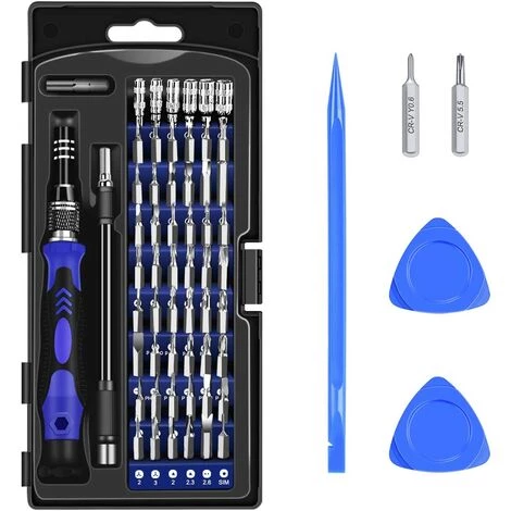 TRIOMPHE TRIO 63 In 1 Magnetischer Präzisions-Schraubendreher-Satz, 56-Bit-Schraubendreher-Reparaturwerkzeuge Und Weiteres Zubehör, Für Handy, Tablet, PC, Macbook, Uhr Usw.