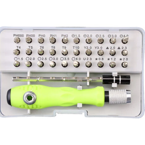 TRIOMPHE TRIO 32 In 1 Präzisions-Schraubendreher-Set DIY-Reparatur-Werkzeug-Set, Tragbares Magnetisches Präzisions-Schraubendreher-Set