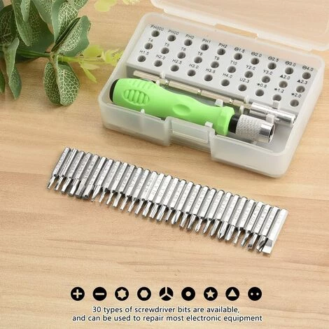 TRIOMPHE TRIO 32 In 1 Präzisions-Schraubendreher-Set DIY-Reparatur-Werkzeug-Set, Tragbares Magnetisches Präzisions-Schraubendreher-Set – Bild 2