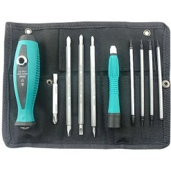 TRIOMPHE Schraubendreher-Sets, 10pcs / Set Multifunktions-Magnet-Schlitz-Stern-Schraubendreher-Set Doppel-Schraubendreher-Kopf-Demontage-Set Haushaltsgeräte Reparatur Handwerkzeug