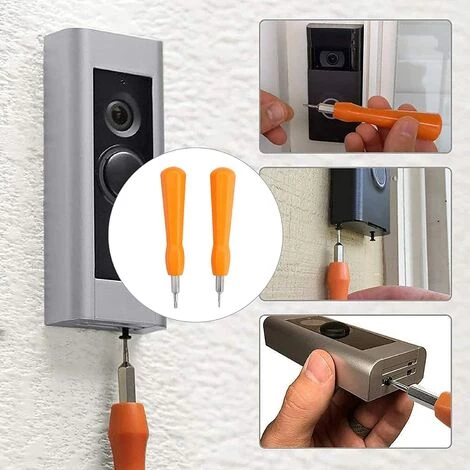 BETTERLIFE Ersatz-Ringschraubendreher, 4 Stück Ring Doorbell Schraubendreher T6 Und T15 Ring Bits Schraubendreher-Ersatzkit Kompatibel Mit Ring Doorbell 1,2, 3, 3 Plus Und Ring Doorbell Pro – Bild 4