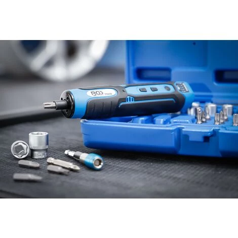 BGS Technic Akku-Schraubendreher | Inkl. Bit- Und Steckschlüssel-Satz | 41-tlg. – Bild 2