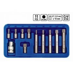 VOREL Vielzahn Stern Nuss Einsätze Bitsatz 11 Tlg