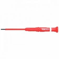 KSTOOLS KS Tools Isolierter Präzisions-Schraubendreher Schlitz,2,5mm, 500.6141