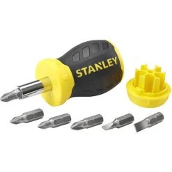 Stanley FatMax Bitschraubendreher Stubby Mit 6 Bits
