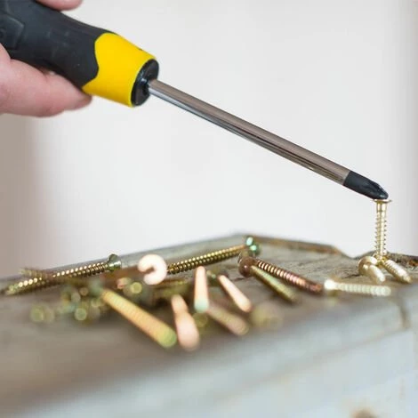 Stanley CushionGrip Schraubendreher-Set 10-tlg. Schlitz-Phillips – Bild 2