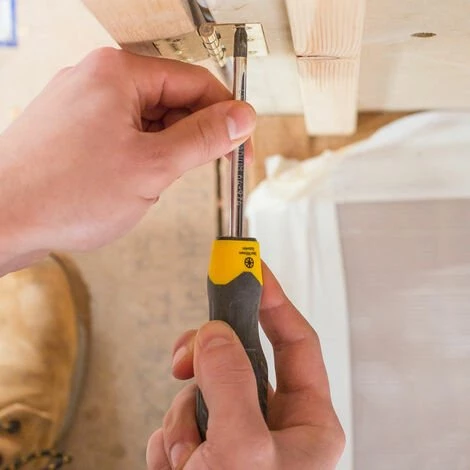 Stanley CushionGrip Schraubendreher-Set 10-tlg. Schlitz-Phillips – Bild 4