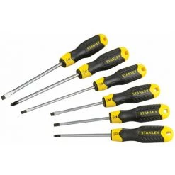Stanley CushionGrip Schraubendreher-Set 6-tlg. Schlitz-Phillips