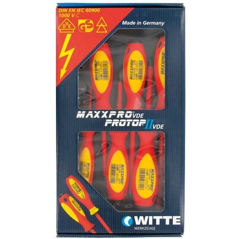 WITTE WERKZEUGE Witte VDE-Schraubendreher-Sortiment "MAXXPRO" 7-teilig – Bild 2