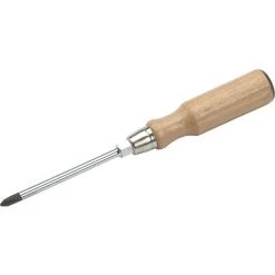 TRIUSO Schraubendreher Mit Holzheft Pozidriv PZ2 X 100 Mm