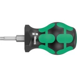 Wera 367 TORX Stubby Schraubendreher Mit Sechskantabrollschutz, Ausführung: TX 15 25 X 54 X 3,7 X 1