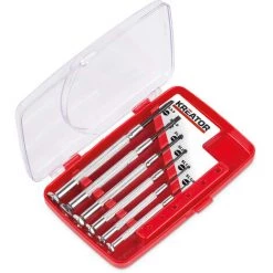VARO KRT411002 - Kreator Schraubendreher-Set 6 Teilig SL Feinmechanikwerkzeug + Kunstoffbox