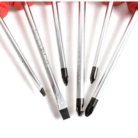 VARO KRT400001 - Magnetisches Schraubendreherset Aus Chrome Vanadium Stahl Bestehend Aus 6 Stück Schlitz Kreuz Pozidrive Schraubendrehern – Bild 2