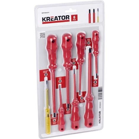 VARO 8 Teile - Elektro Schraubendreher Satz - 8 Teile – Bild 2