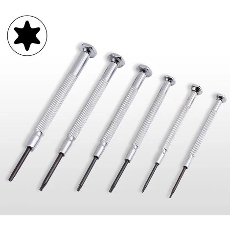 VARO KRT411003 - Kreator Schraubendreher-Set 6 Teilig Torx Feinmechanikwerkzeug + Kunstoffbox – Bild 3