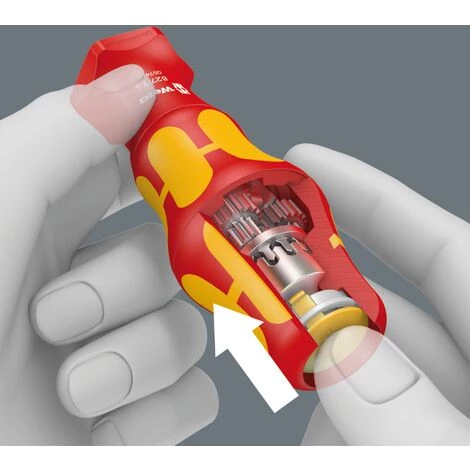 Wera 827 T I Kraftform Turbo VDE, 9 X 125 Mm Bits-Handhalter Wechselklinge – Bild 4