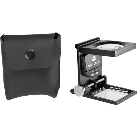 TOOLCRAFT 1511639 Fadenzähler Vergrößerungsfaktor: 6 X Linsengröße: (Ø) 28 Mm