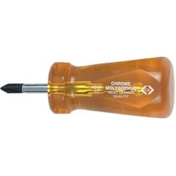 C.K T4815 1 Werkstatt Kreuzschlitz-Schraubendreher PH 1 Klingenlänge: 25 Mm DIN ISO 8764