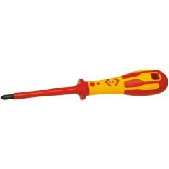 C.K Dextro T49142-0 VDE Kreuzschlitz-Schraubendreher PH 0 Klingenlänge: 60 Mm DIN ISO 8764, DIN EN 6